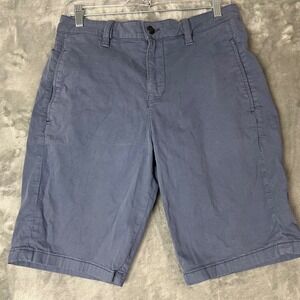 Mavi Mike Men's Blue Chino Shorts Size 30 Cotton Blend Casual Summer